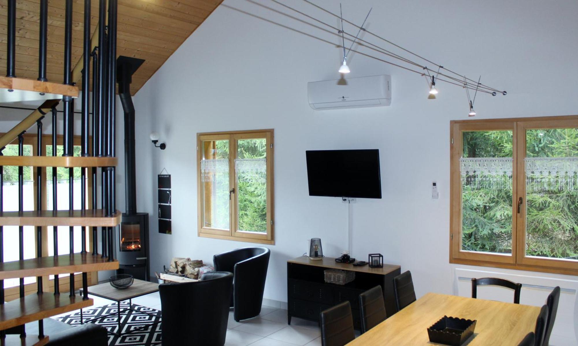 Chalet De Charme Le Contemporain Ney ภายนอก รูปภาพ
