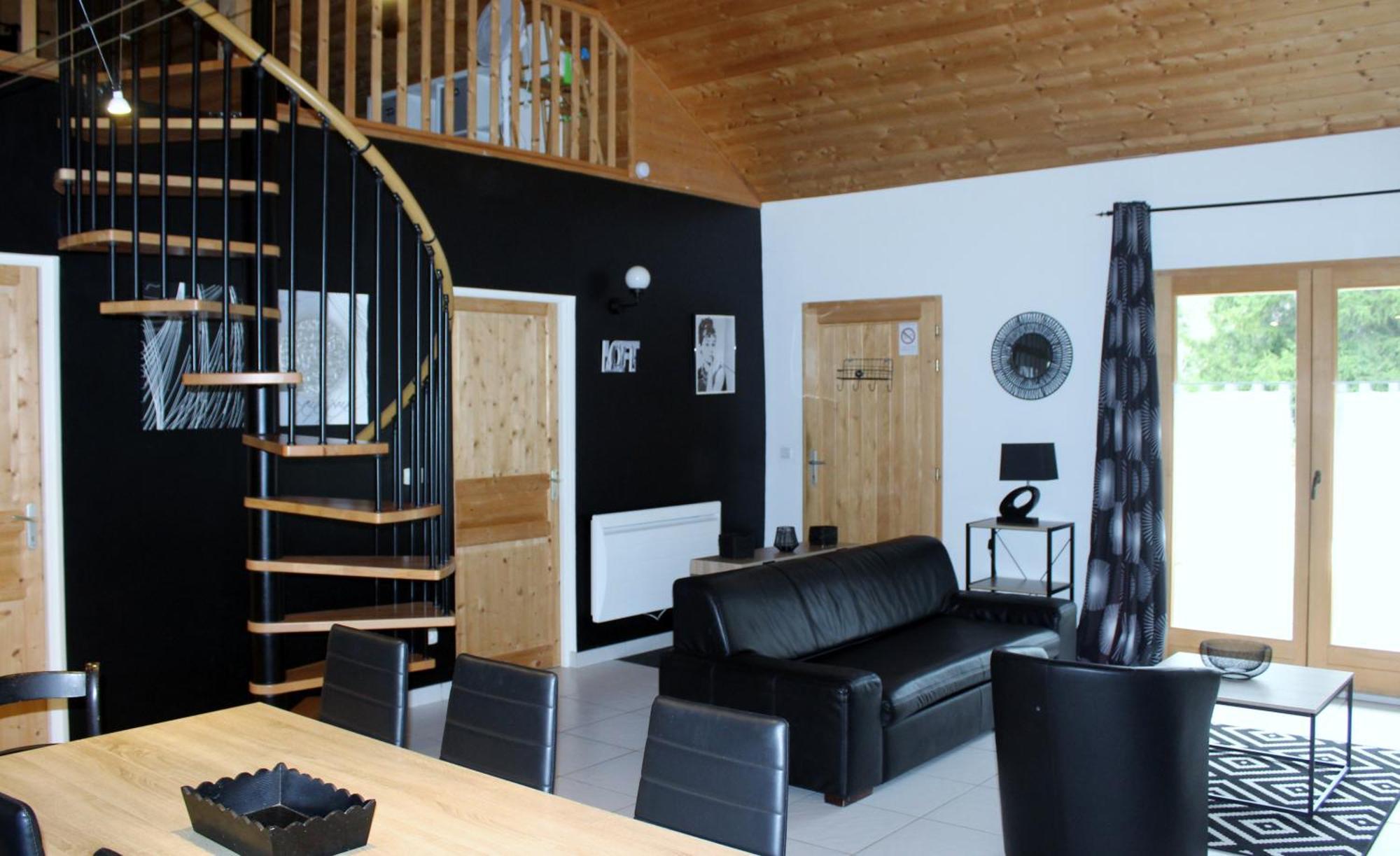 Chalet De Charme Le Contemporain Ney ภายนอก รูปภาพ