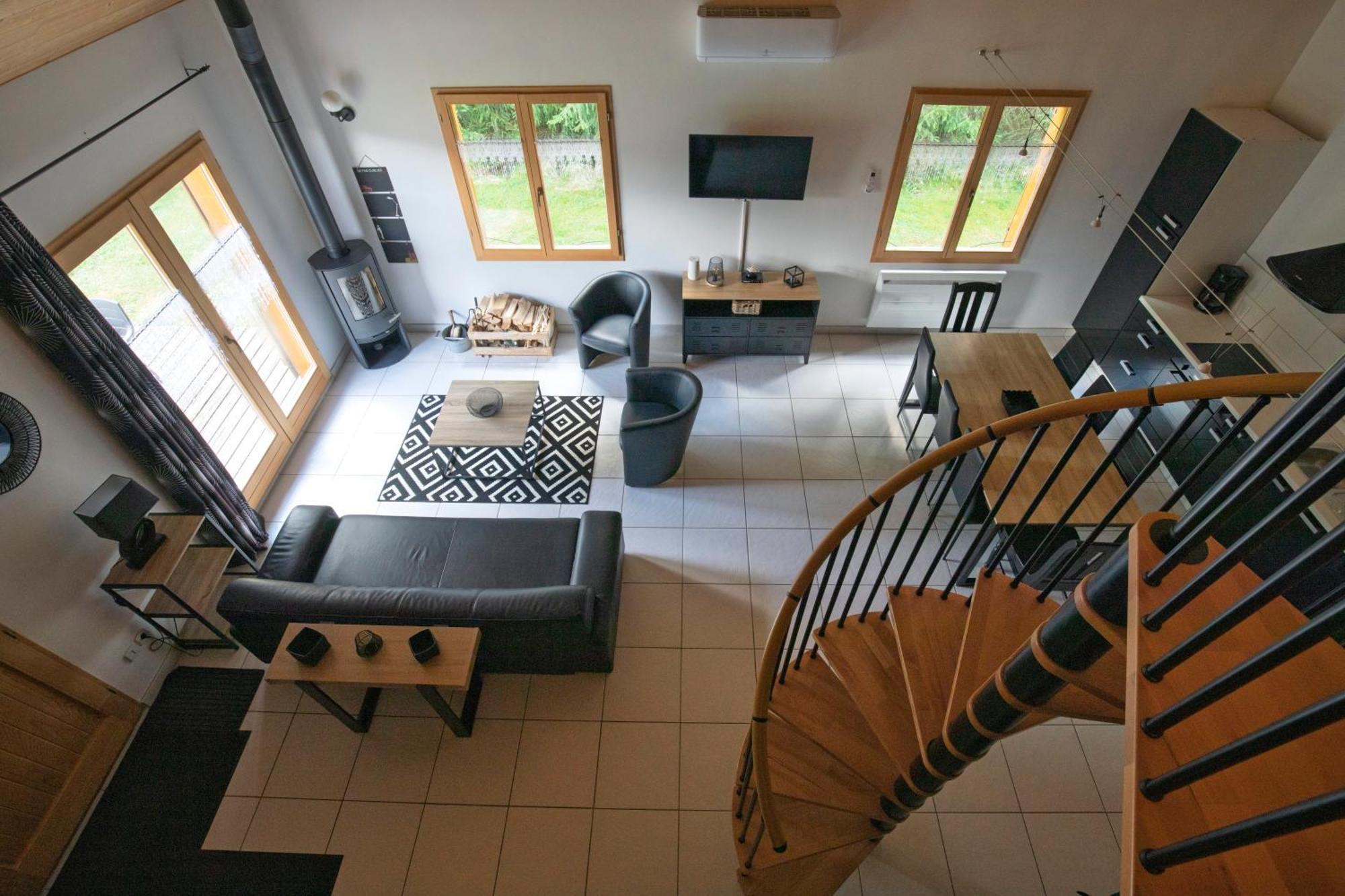 Chalet De Charme Le Contemporain Ney ภายนอก รูปภาพ