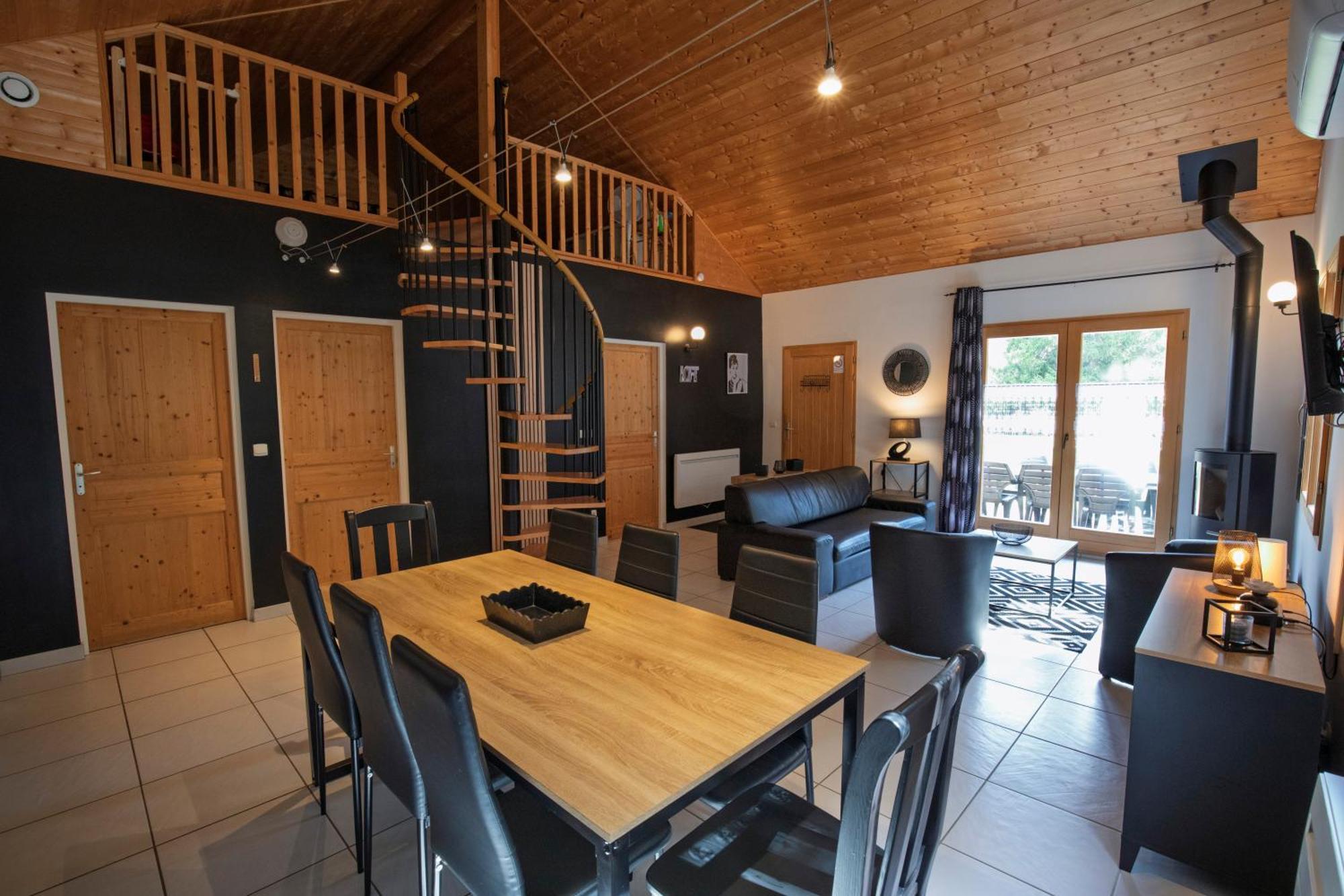 Chalet De Charme Le Contemporain Ney ภายนอก รูปภาพ