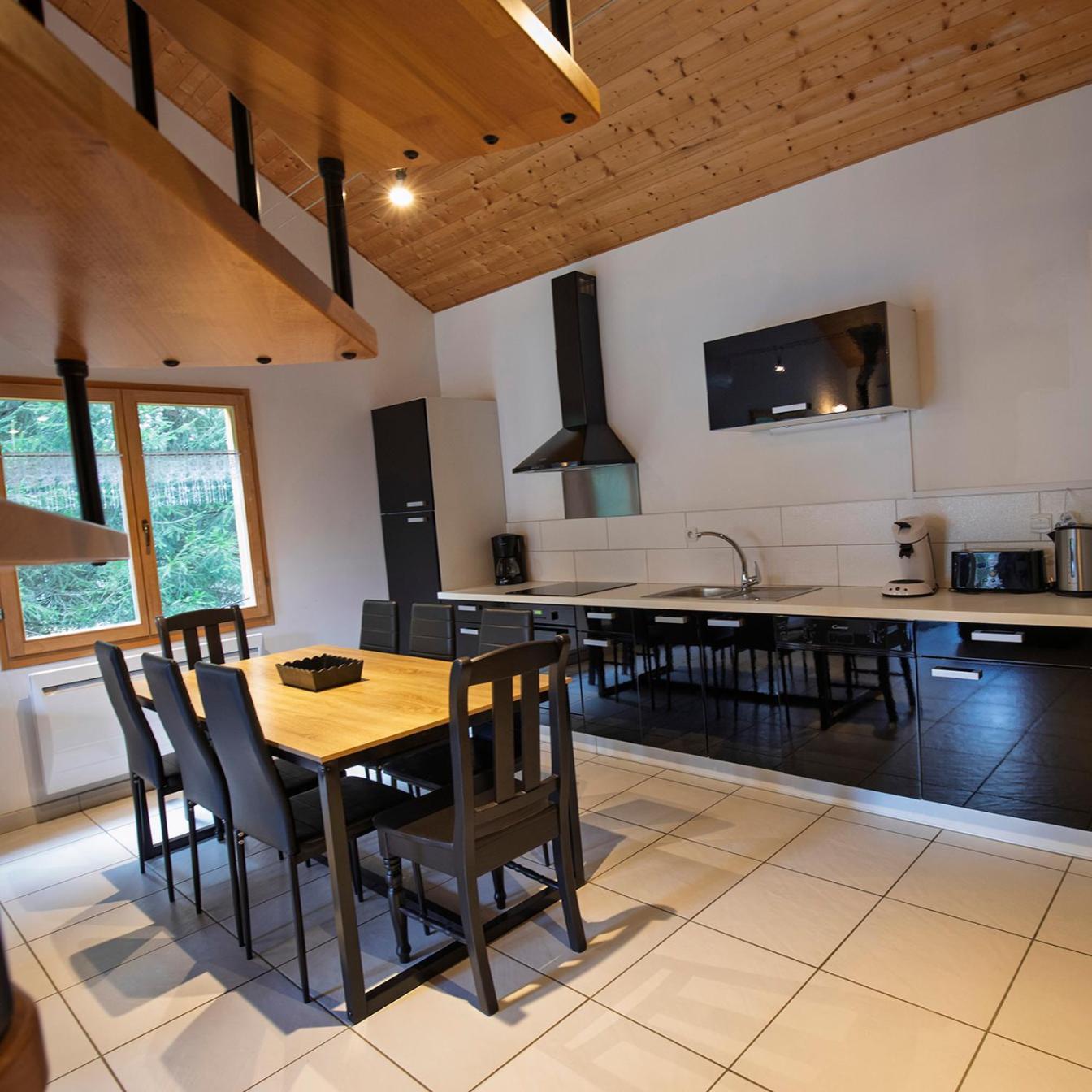 Chalet De Charme Le Contemporain Ney ภายนอก รูปภาพ